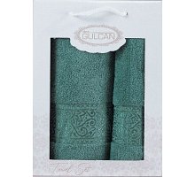 Набор Gulcan Cotton 2' 50х90/70х140 (Ornament-2ка-green)