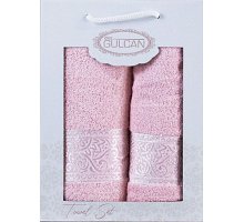 Набор Gulcan Cotton 2' 50х90/70х140 (Ornament-2ка-ligh-pink)