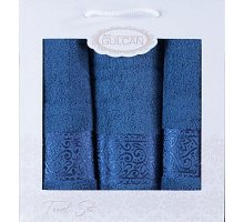 Набор Gulcan Cotton 3' 2*50х90/70х140 (Ornament-3ка-blue)