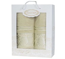 Набор Gulcan Cotton 2' 50х90/70х140 (Frower Ornament-2ка-Sand)